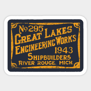 Great Lakes Engineering Works Sticker